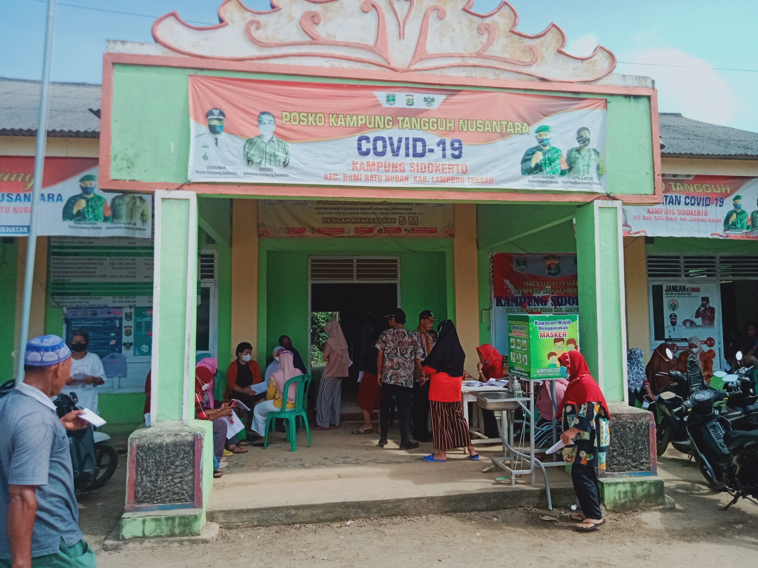 “Desa Sidokerto Kecamatan Bumi Ratu Nuban Lamteng Gelar Vaksinasi Untuk Warga”