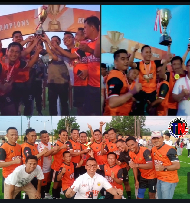 “Polres Lamteng Raih Gelar Juara Tournament Mini Soccer Kapolda Cup 2022”